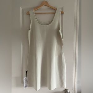 NWT Lululemon Tight-Fit Knit Tank Dress Bone Size XL
